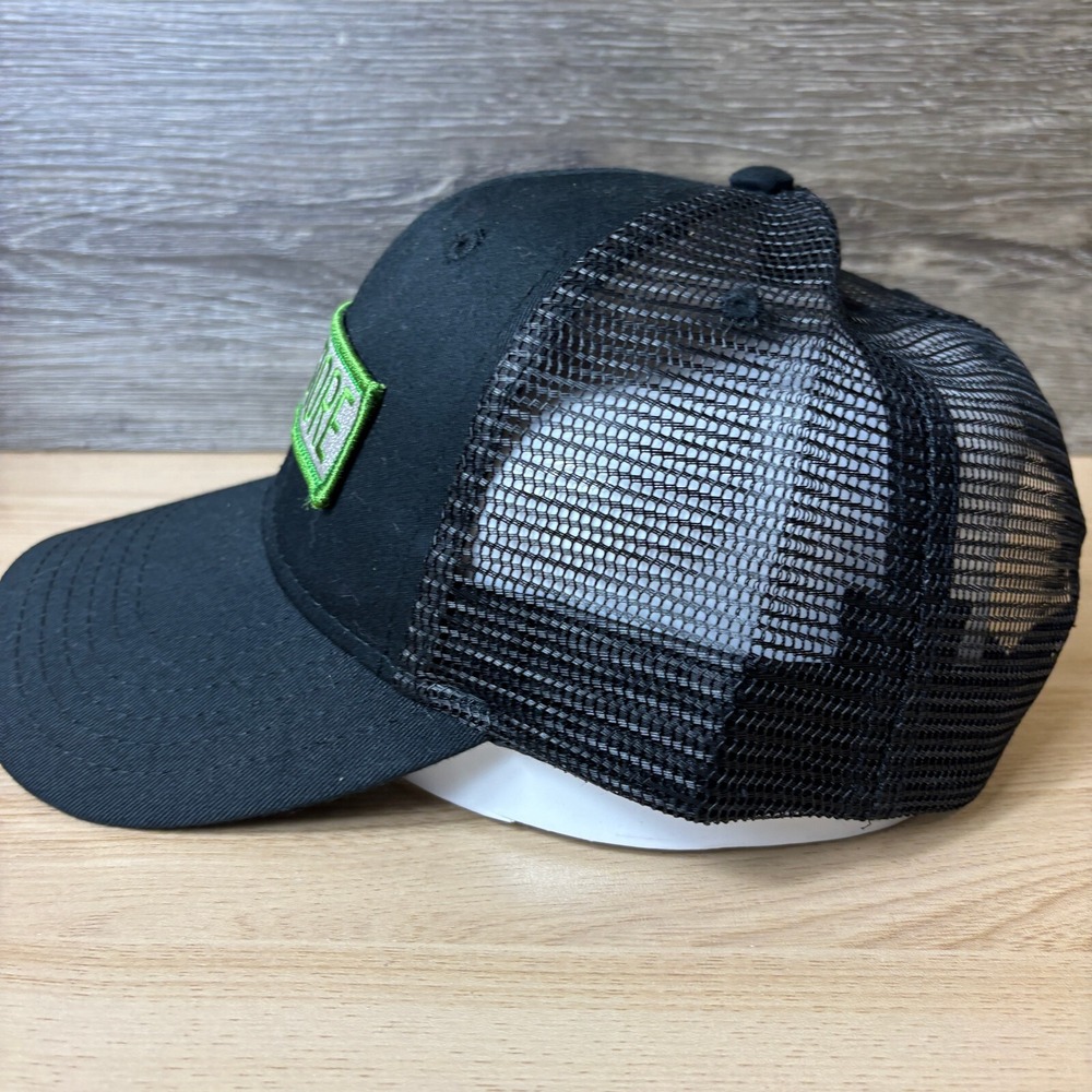 Chef Store Hat Cap Snap Back Black Green Patch Logo Adjustable‎ Mens - Picture 4 of 9